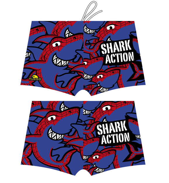 Boys Boxer Full-Print - Happy Shark Action (Print)