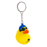 Key Chain - Turbo Rubber Ducky (White/Yellow)