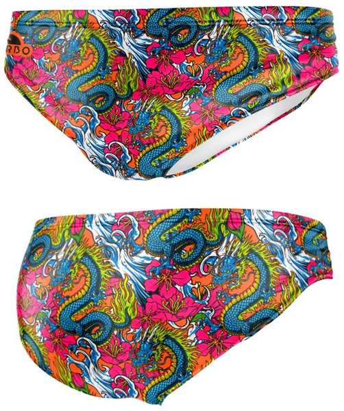 WP Men Trunks - Spring Dragons (Orange)