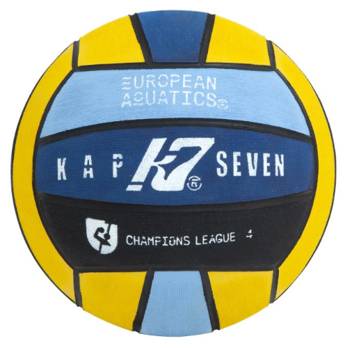 WP Ball - Kap7 European Aquatics Champions League - HydroGrip 4 - Women / Youth (Multi-Colour)