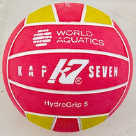 WP Ball - Kap7 World Aquatics Signature Ball - HydroGrip 5 Men (Pink & Yellow)