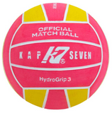 WP Ball - Kap7 - World Aquatics Signature Ball - HydroGrip 3 - Junior (Pink & Yellow)