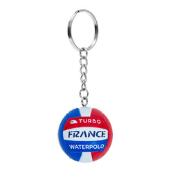 Key Chain - TURBO WP Ball - France (Red/White/Navy)