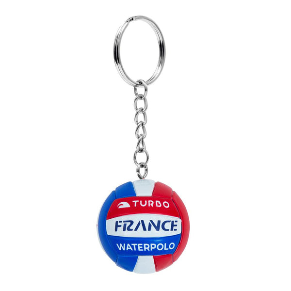 Key Chain - TURBO WP Ball - France (Red/White/Navy)