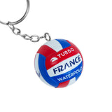 Key Chain - TURBO WP Ball - France (Red/White/Navy)