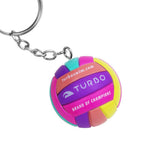Key Chain - TURBO WP Ball - Neon (Fuschia/Violet)