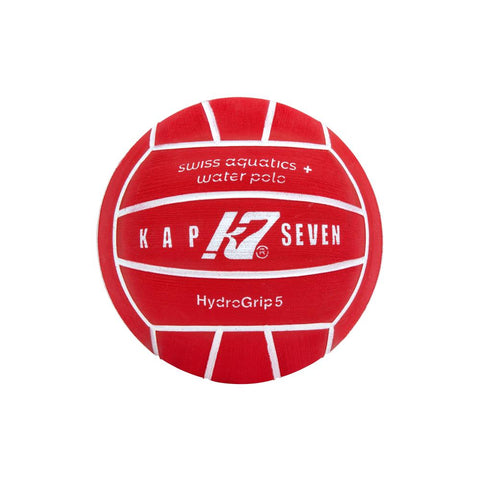 WP Ball - Kap7 - Swiss Aquatics Ball - HydroGrip 5 Men (Red & White)