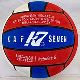 WP Ball - Kap7 European Aquatics - Belgrade 2026 - HydroGrip 5 Men (Red/White/Blue)