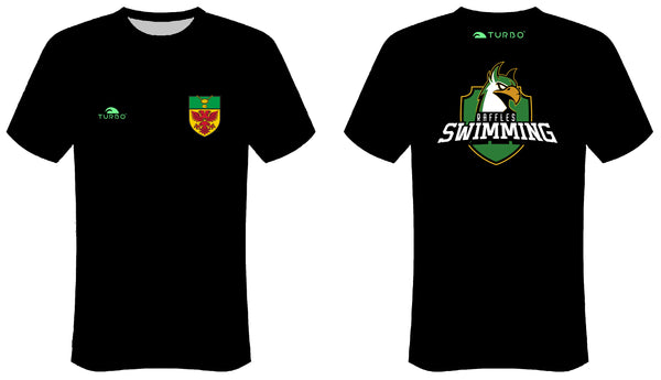 T-Shirt - Custom Designed - RI Swim Team 2024 (Black) - Pre-Order