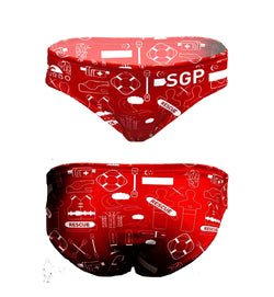 Past Custom Designed - Lifesaving SG 2018 - Boys/Men Swim Trunks No Name (Pre-Order)