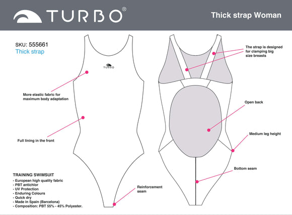 Tailor-Made - Women Swim Suit - Wide Straps (Pre-Order)