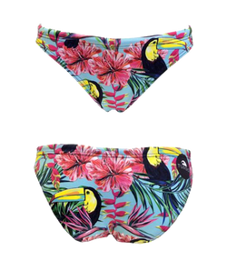 Women Swim Suit - Bikini - Tucan Garden 2016 (Print) - Bottom Only