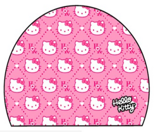 Swimming Cap - Polyamide & Elastane Junior (Kids) - Hello Kitty Faces (Pink)