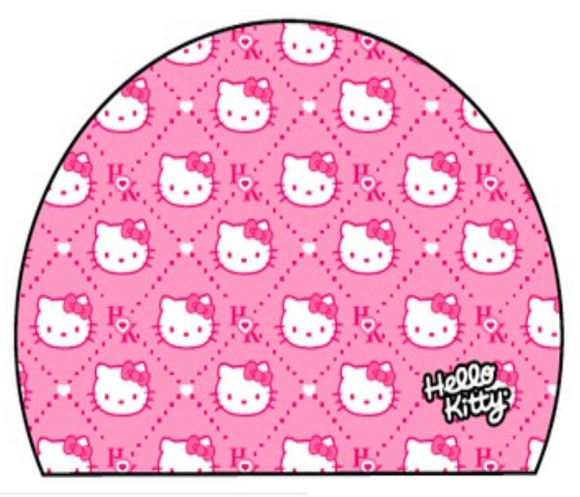 Swimming Cap - Polyamide & Elastane Junior (Kids) - Hello Kitty Faces (Pink)