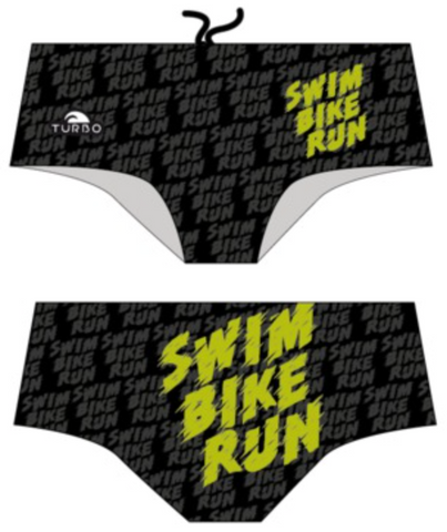 Boys Super Tank - Swim Bike Run (Black)