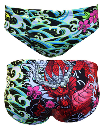 WP Men Trunks - Red Dragon (Black)