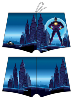 Boys Boxer - Full-Print - Hero (Royal)