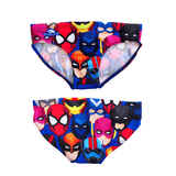 Boys Swimming Trunks - Mask Heroes (Red)