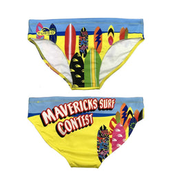 WP Men Trunks - Mavericks Board (Yellow & Blue Sky)