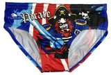 Boys Swimming Trunks - Spandex - Pirate (Print) Made In China