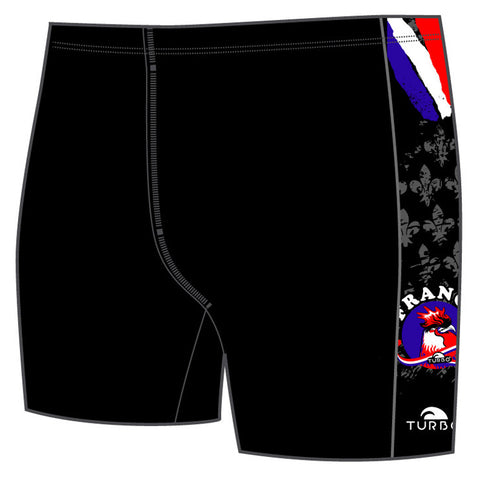 Boys Jammer Band-Print - France Rooster (Black)