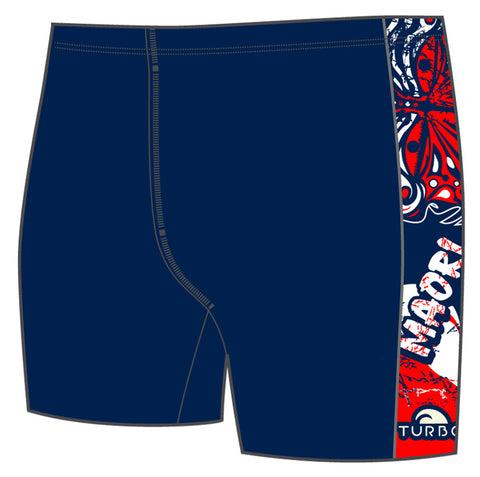 Boys Jammer Band-Print - Maori Flag (Navy)