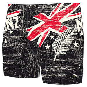 Boys Jammer Full-Print - New Zealand Vintage 2013 (Black & Red)