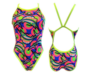 Women Swim Suit - Revolution Thin Straps - Marlin (Navy)