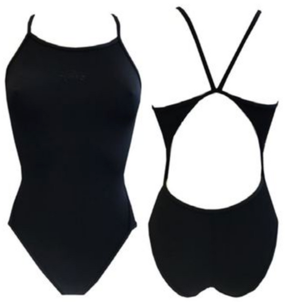 Girl's Synchronize Swim Suit - Germany Comfort (Black)