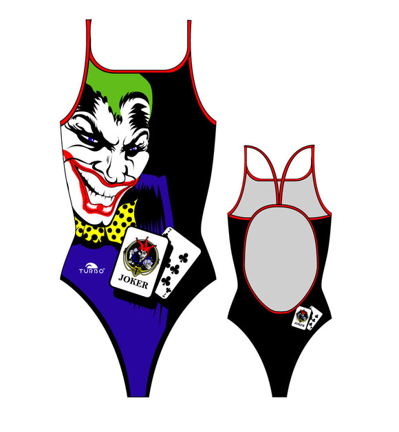 Girls Swim Suit - Thin Straps - New Joker (Print)