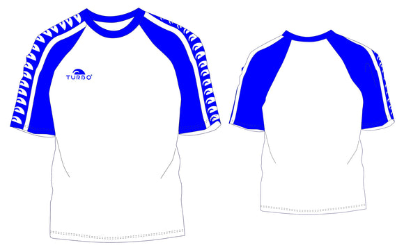 T-Shirt - Multi-Turbo Cotton (White/Royal)