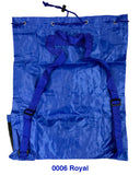 Bag - Drawstring Mesh Backpack With Pockets