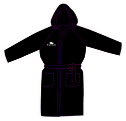 Bathrobe/Parka - Microfibre Quick Dry (Black) - Pre-Order
