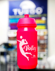 Water Bottle - Bidon - Volleyball (Luminous Pink)